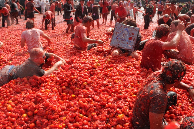 La Tomatina Festival In Spain