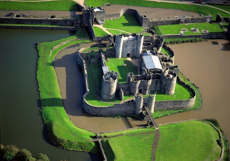 Caerphilly Castle, Caerphilly, Wales