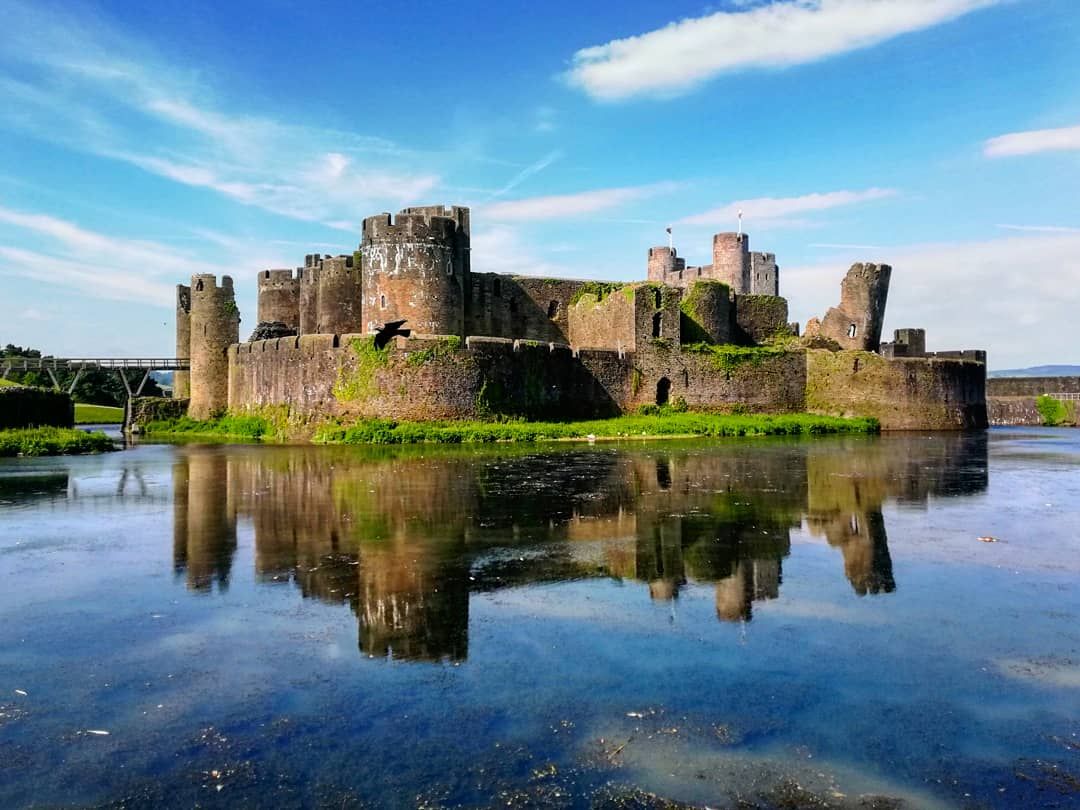 Caerphilly Castle, Caerphilly, Wales