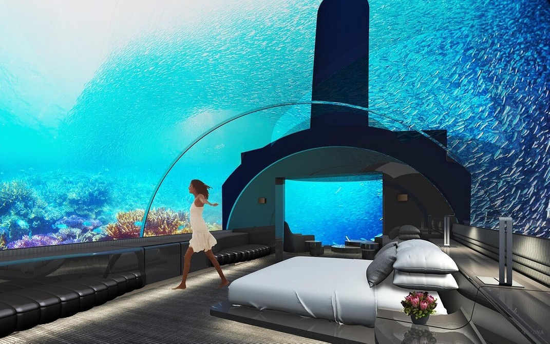 Lover’s Deep – Luxury Submarine Hotel – $150,000