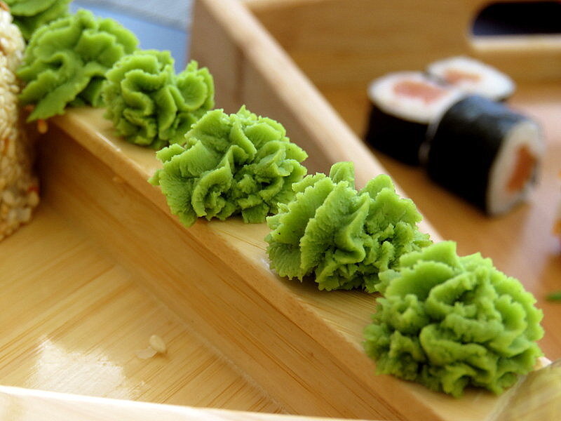 Evidence shows that wasabi was eaten as early as 14,000 BC