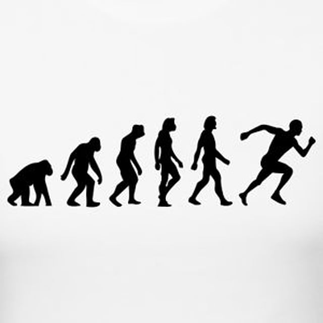 Running is an evolutionary trait