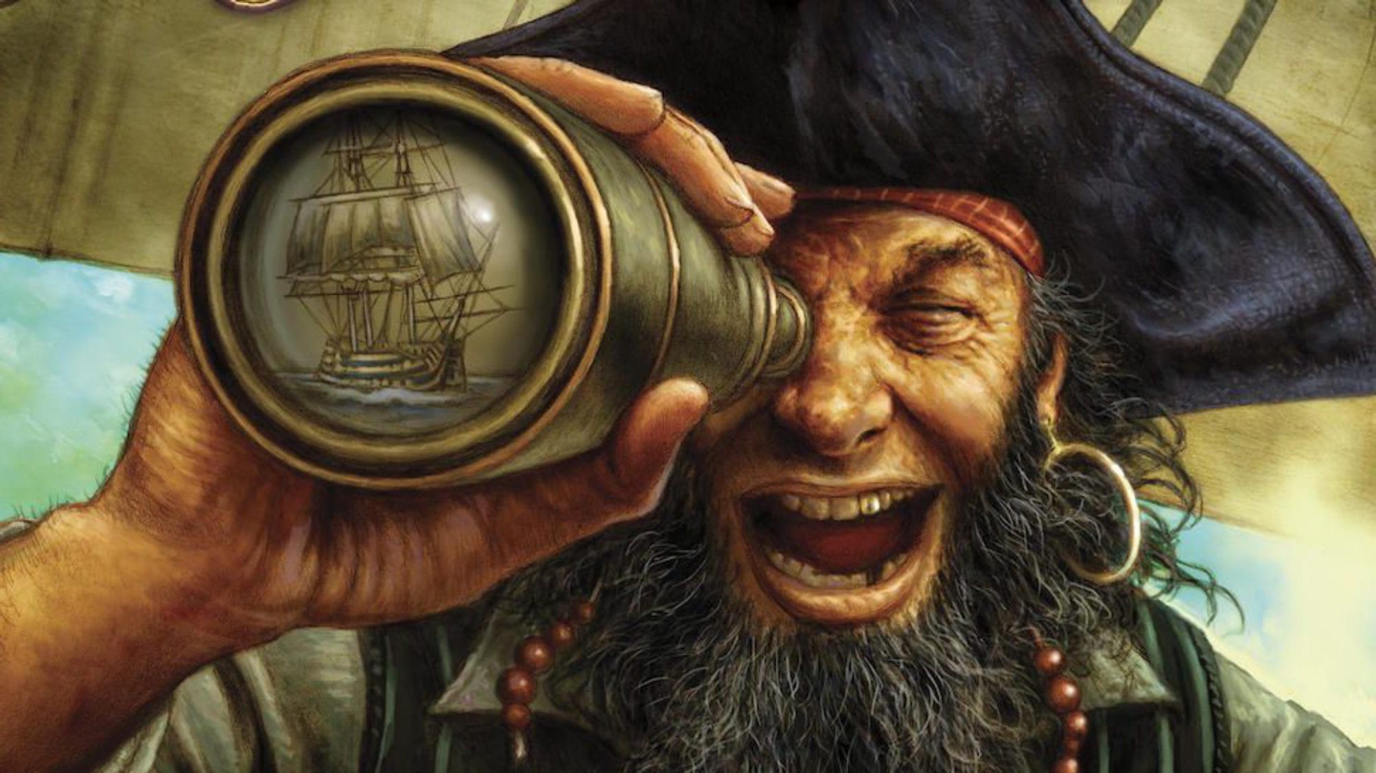 Pirates believed wearing earing's would improve their eye sight
