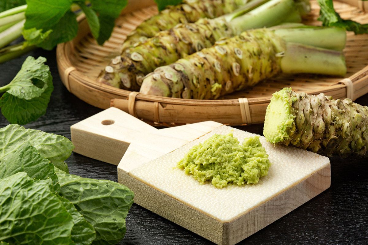 Wasabi is the “gold” equivalent of vegetables